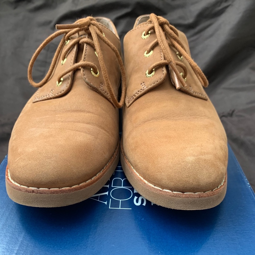 Sperry Delancey Camel Oxfords